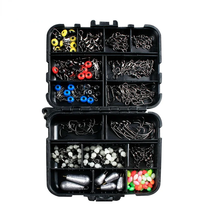

A Full Set of 177 Small Fishing Accessories Set Stainless Steel Conversion Multi-function Accessory Combination Kit FishingTools