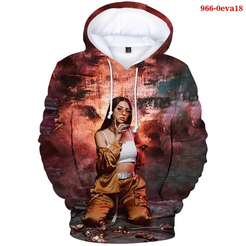 

Harajuku Oversized Women Hoodies Eva Queen 3D Print Sweatshirt Women Winter Warm Streetwear Pullovers Punk Womens Beautiful Tops