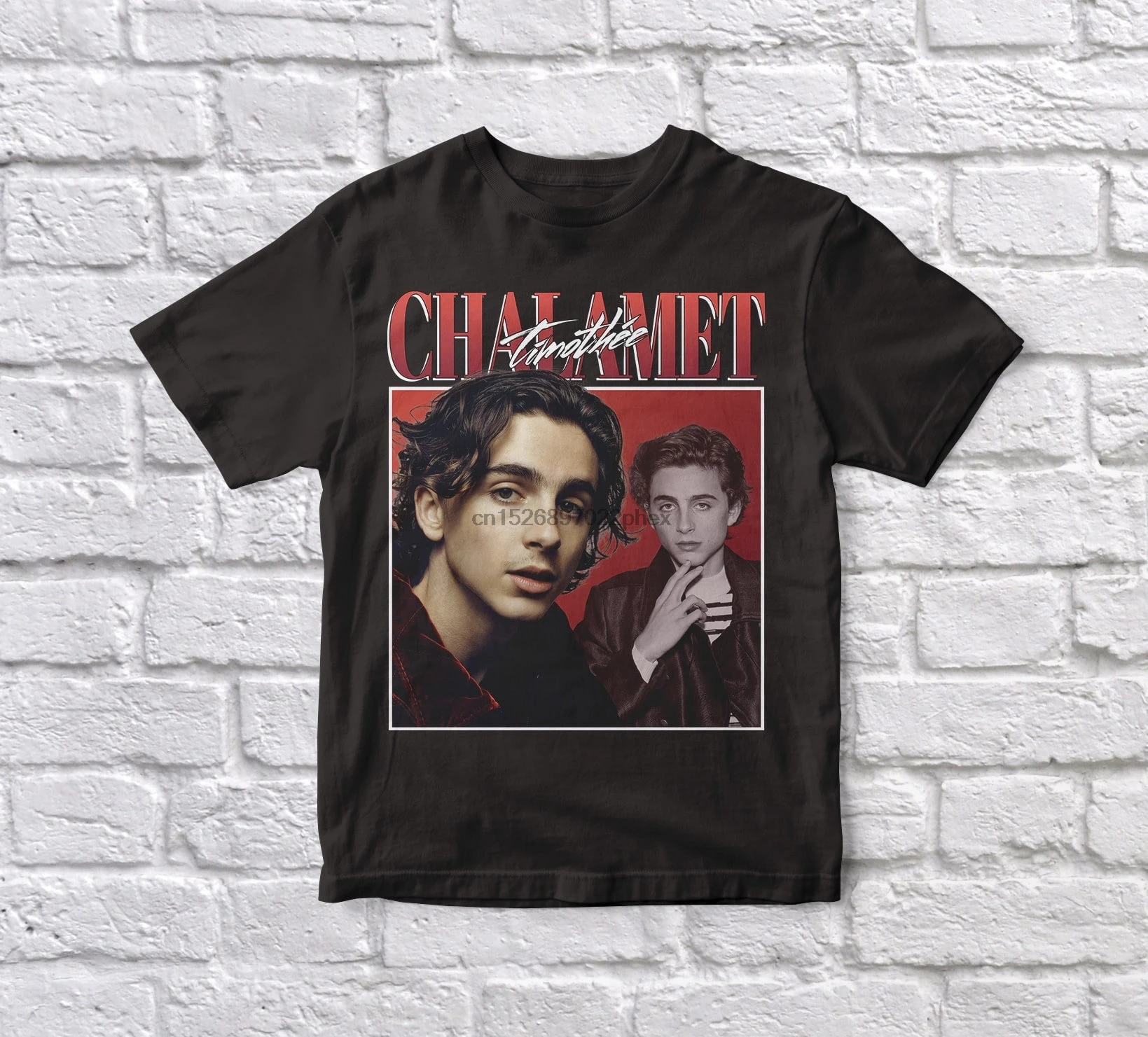 

Timothee Chalamet 90s Vintage Unisex Black Tshirt men t shirt