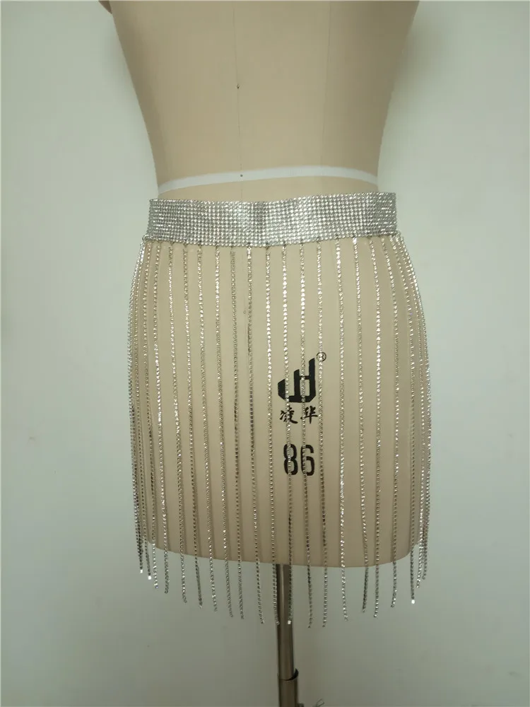 2020 Новые блестящие стразы бриллианты женская пляжная юбка накидка сексуальное