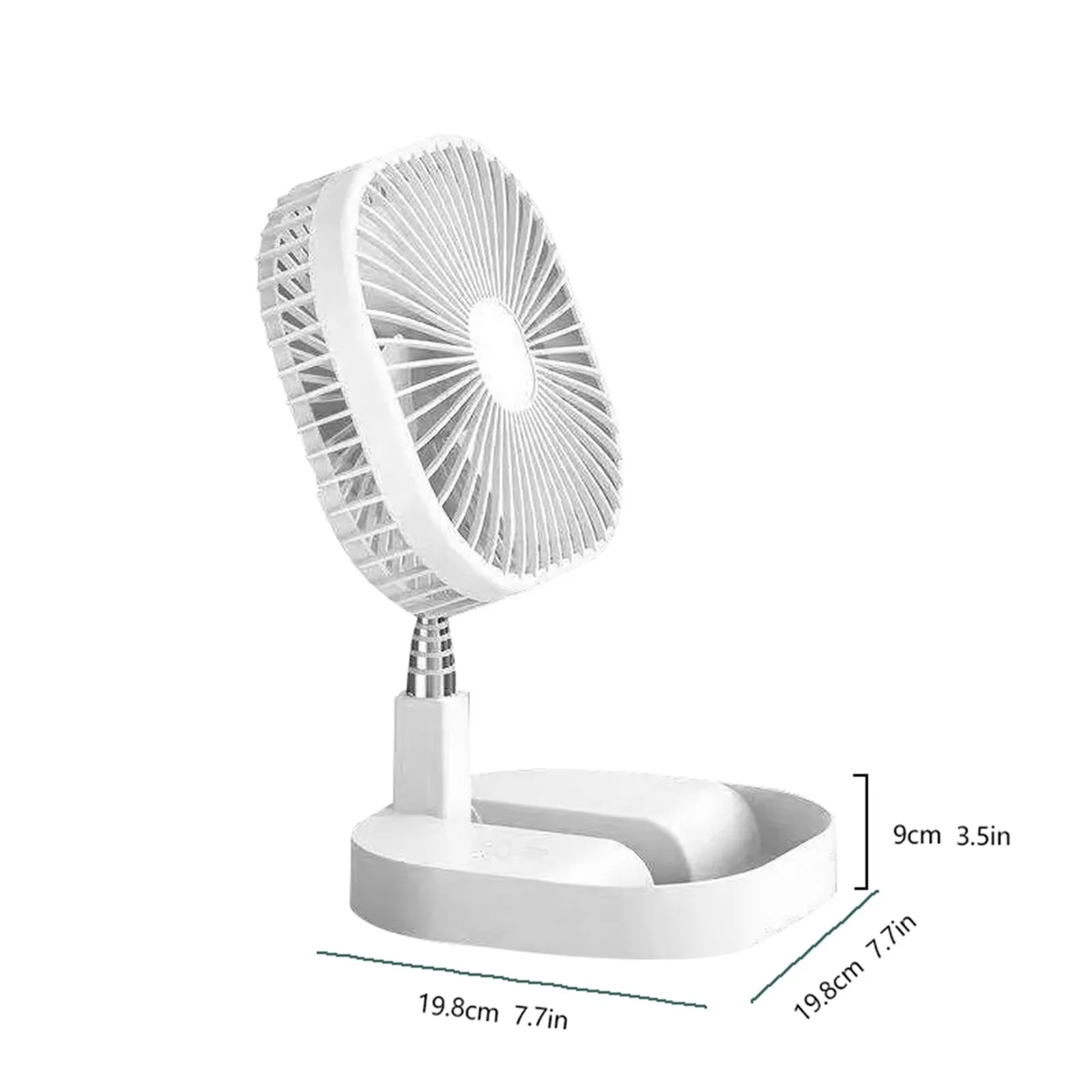 

Portable Telescopic Foldable Freestanding Pedestal Cooling Fan Cooler Creative USB Mini Portable Pocket Fan Summer Gadget