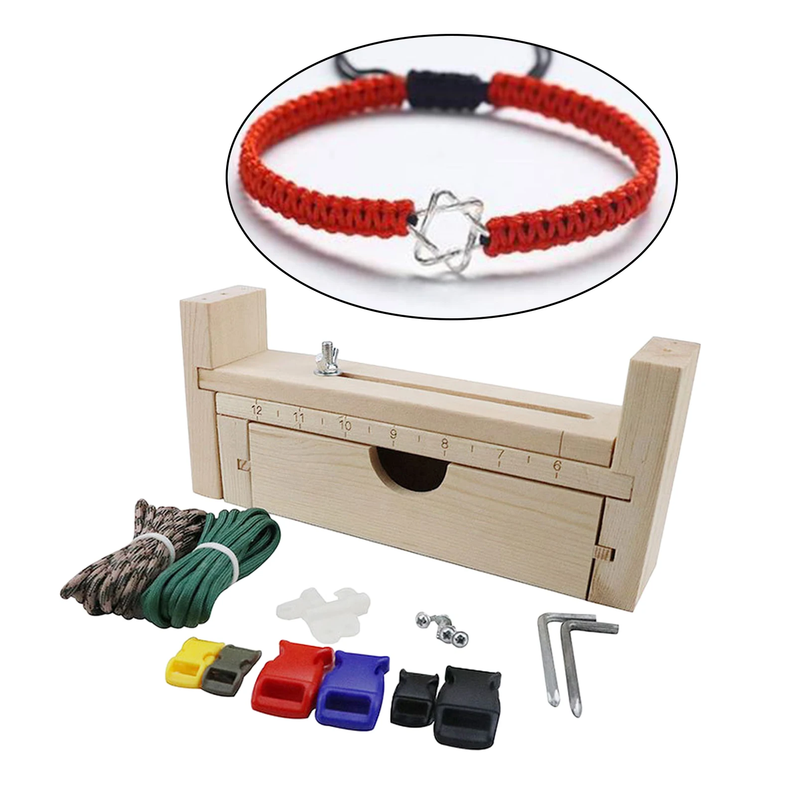 

Bracelet maker frame with Tool Kit for DIY Crafts Bracelet Jewelry Making Supplies