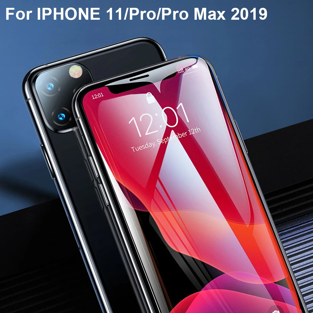 

5D Full Coverage Tempered Glass For iPhone 11 Pro 2019 Protection Screen Protector Glass For iPhone 11 Pro Max Protective film