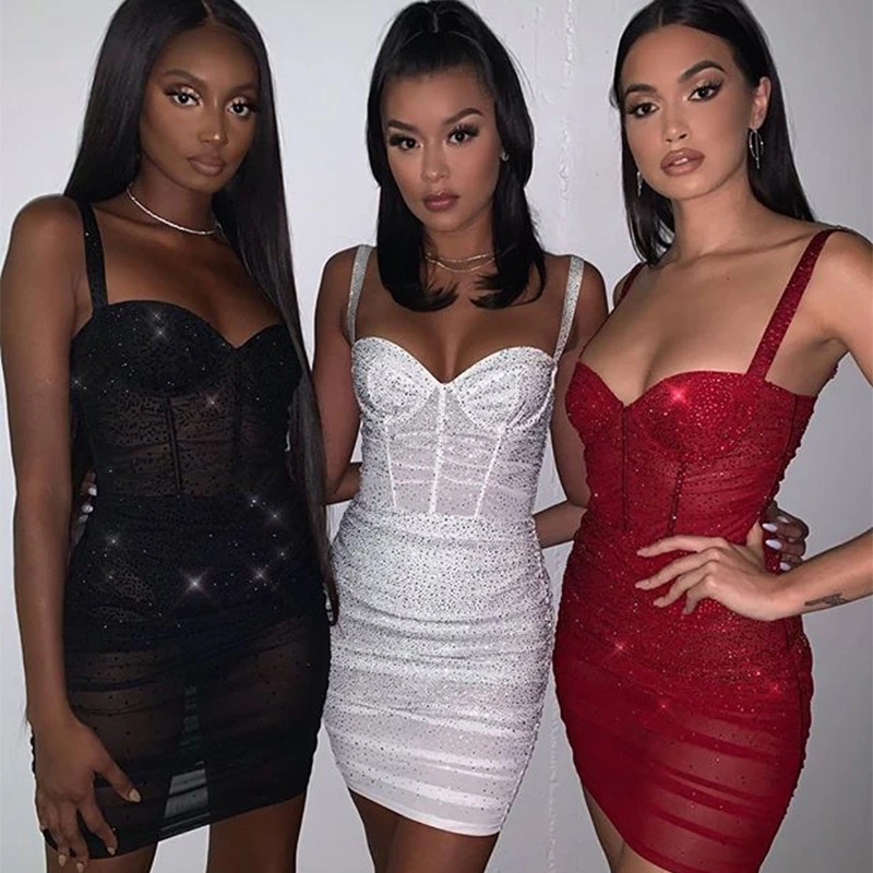 COSYGAL 2020 летние платья без рукавов на бретельках женское облегающее сексуальное