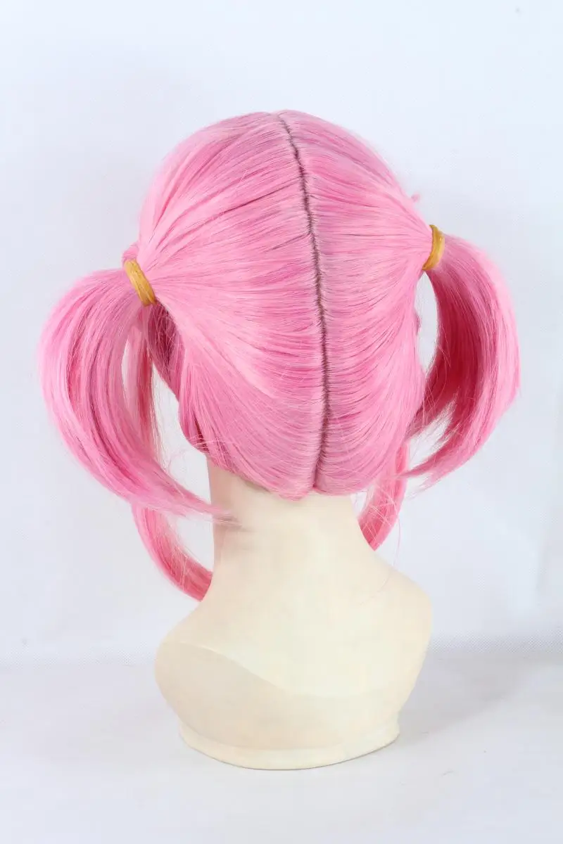 1 шт. аниме Сейлор Мун розовый хвосты Chibiusa парик синтетические волосы косплей