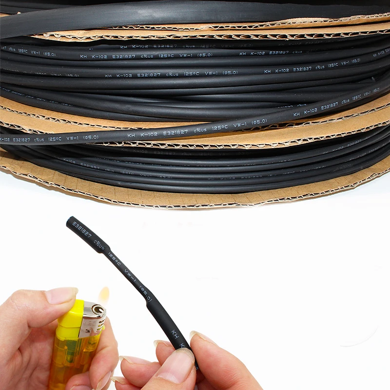 Термоусадочная трубка для электромобиля 10 метров защитная диаметр 8 мм 5 3 |