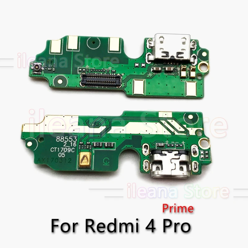 For Redmi 4 Pro USB Дата зарядный порт зарядное устройство док-разъем гибкий кабель для Xiaomi Redmi Note 3 3s 4 4x Pro Prime Замена - Цвет: For Redmi 4 Pro