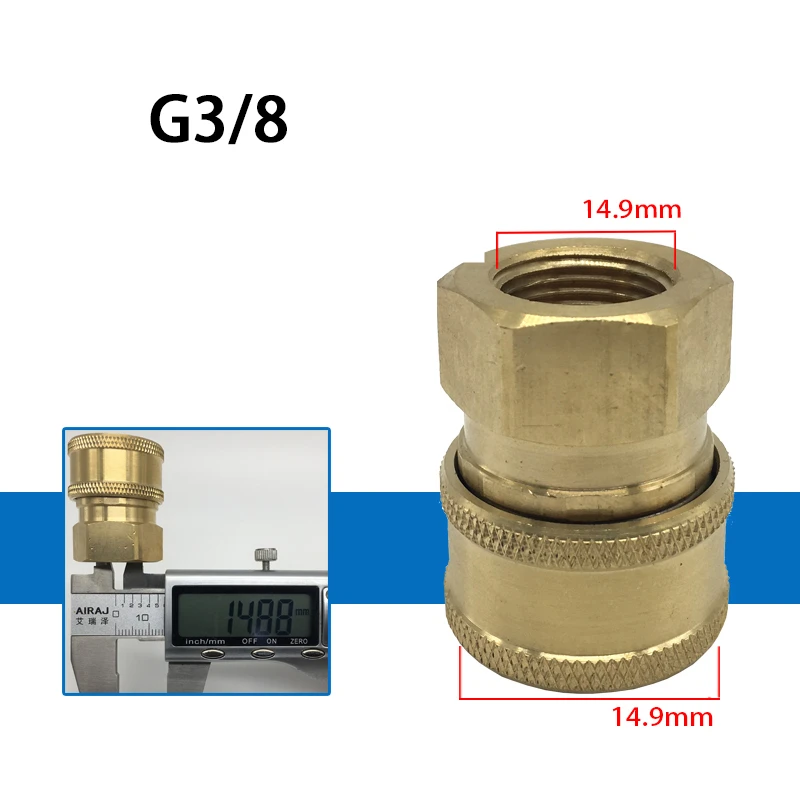 DWZ Connect 3/8 &quotбыстроразъемный соединитель высокого давления для автомобильного