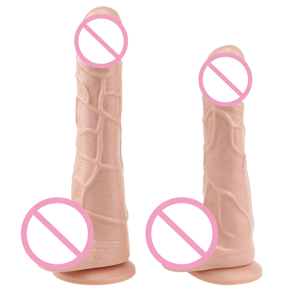 Новый реалистичный фаллоимитатор S/L с присоской страпон секс игрушки для женщин