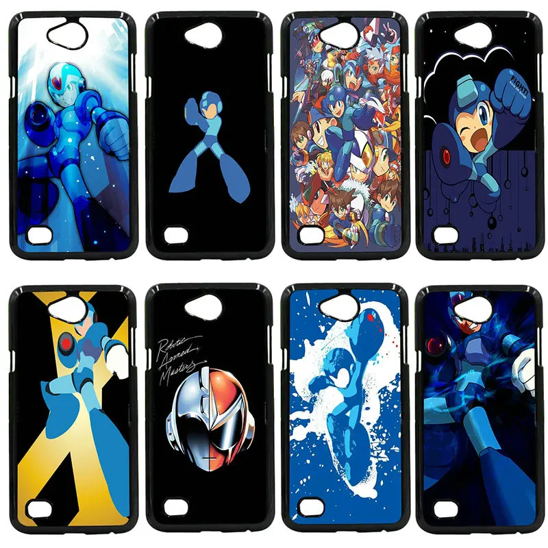 Популярные Мультяшные чехлы для телефонов Mega Man X Жесткий Чехол LG L Prime G2 G4 G5 G6 G7 K4 K8