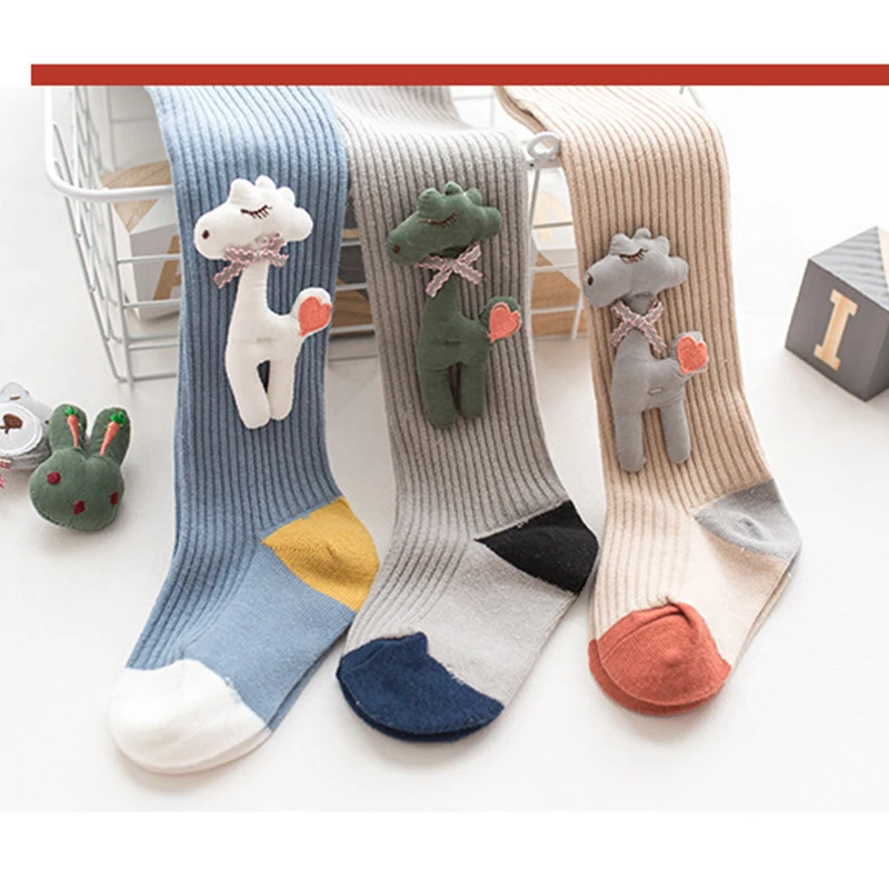 Детские колготки для девочек с мультяшным оленем детские мультяшными животными