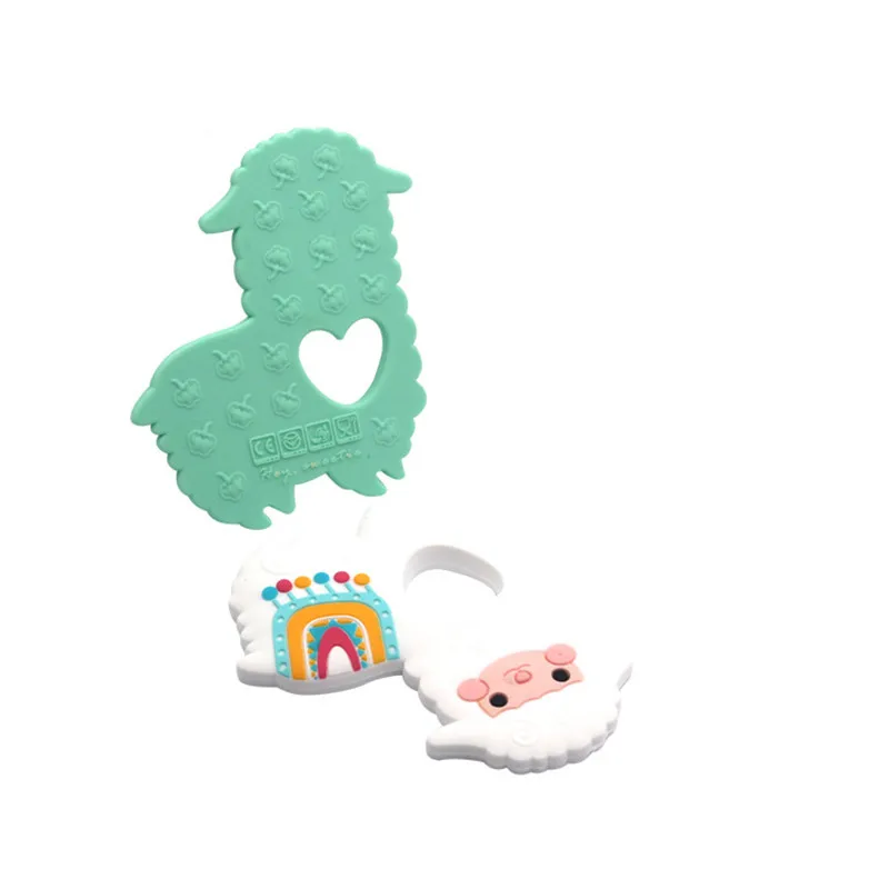 Силиконовые Бусины 1 шт. Прорезыватель для зубов в виде альпаки сделай сам овечка