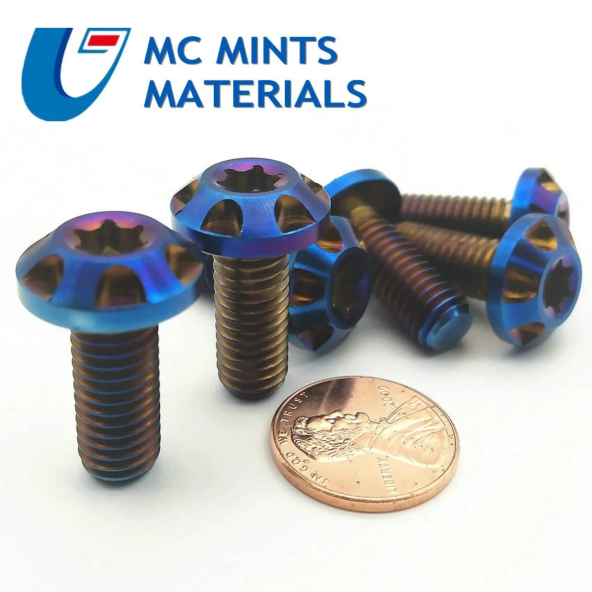 Титановый болт для мотоцикла дисковый тормоз модифицированный M8 x12/20 мм Ti болты