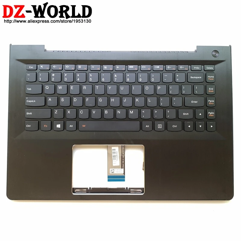 

Подставка для рук, верхний корпус с английской клавиатурой с подсветкой для Lenovo S41-70 -75 -35 U41-70 Ideapad 500S-14ISK 300S-14ISK 5CB0J33245