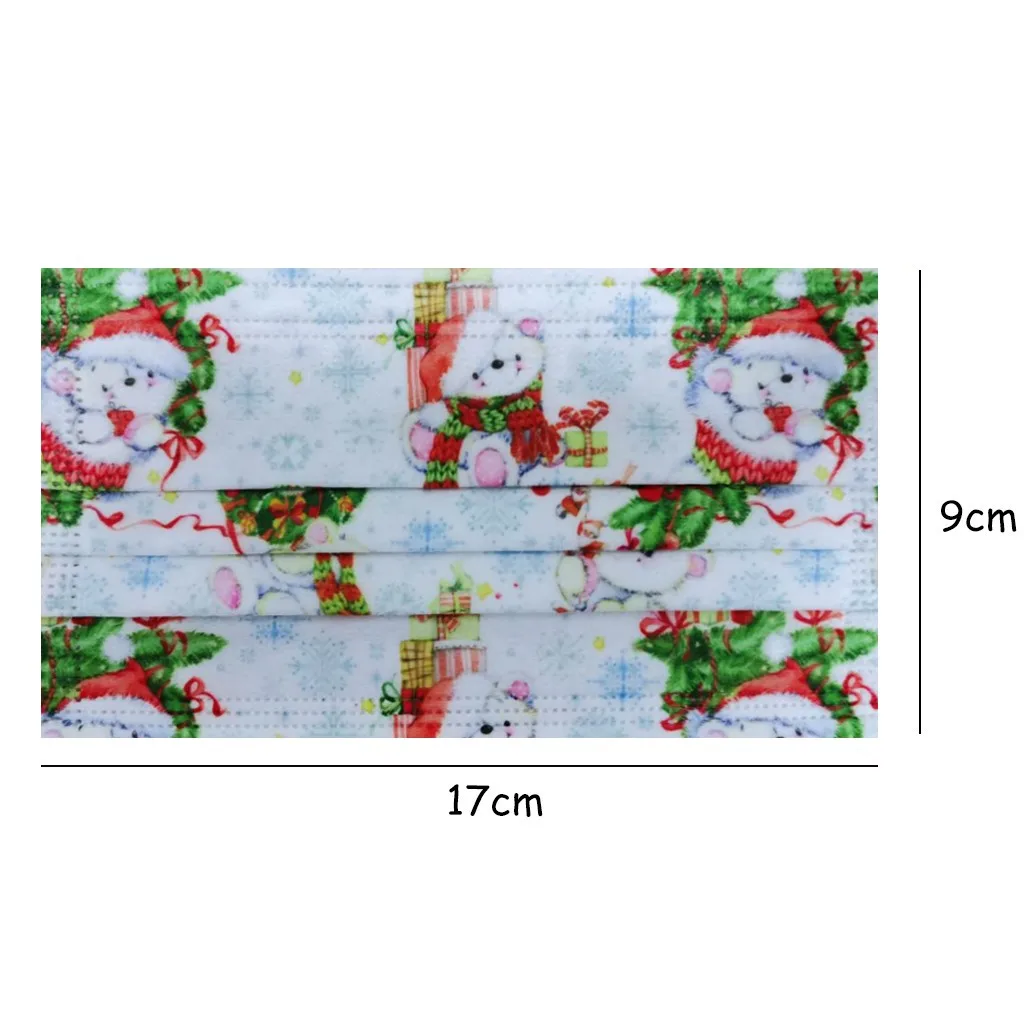 Маски унисекс мягкие 3-слойные с принтом спортивный пылезащитный респиратор для