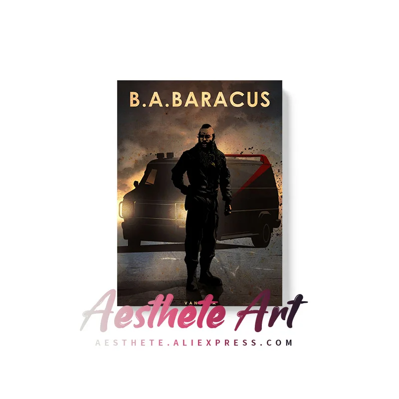 

B.A. Baracus Film Vintage Home Decor Canvas Painting Wall Pictures Living Room Creativity Decoration Art Posters Prints