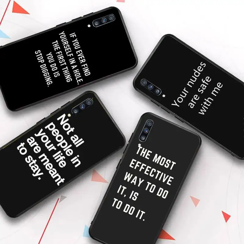 

Positive Good Vibe Happy Trust Funny Quote Phone Case for Samsung Galaxy A 51 30s a71 Soft Silicone Cover for A21s A70 10 A30