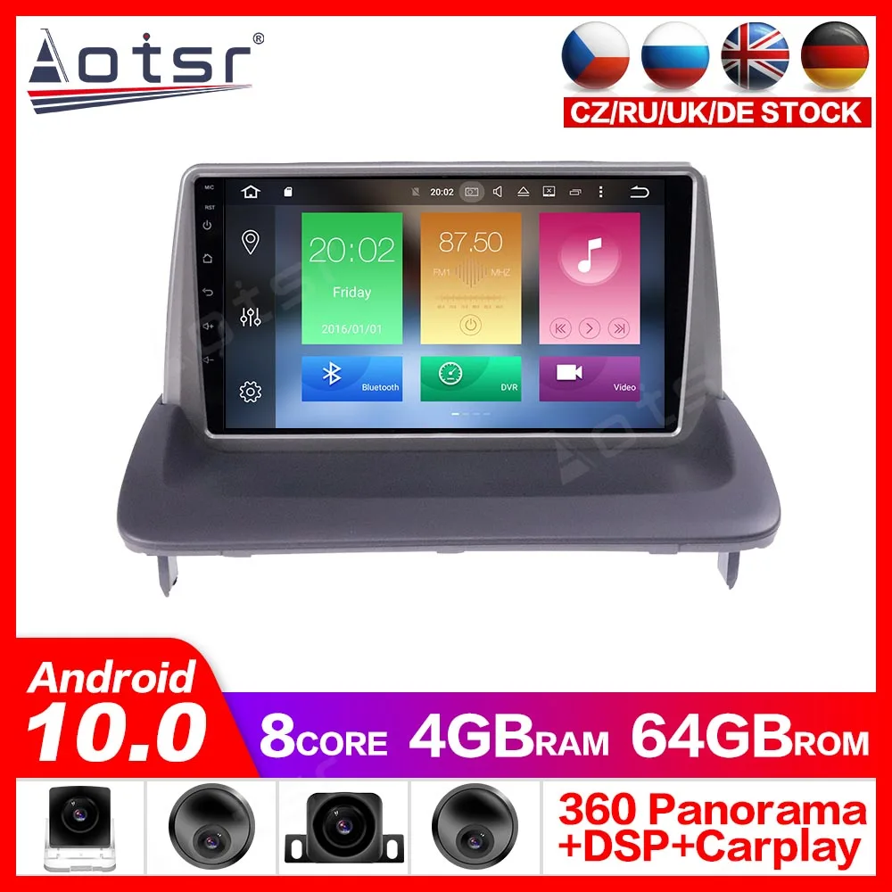 Android 10 0 GPS навигация радио плеер для VOLVO C30 S40 C70 2006-2012 видео стерео Headuint бесплатно