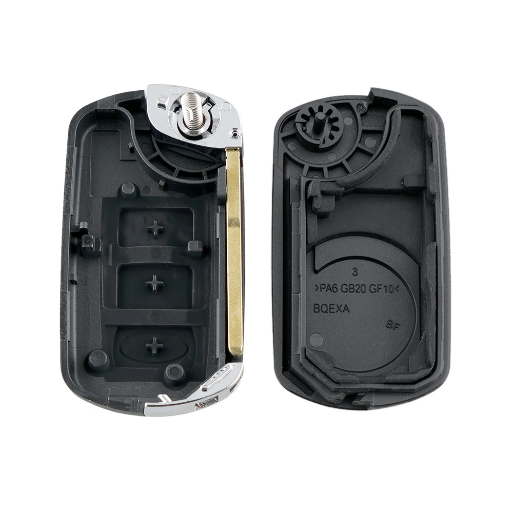 Умный чехол BHKEY для автомобильного ключа с 3 кнопками Land Rover Range Sport LR3 Discovery HU101 Blade