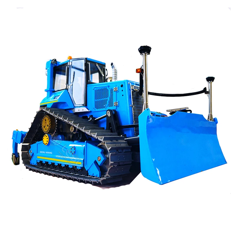 Kaufen 1/14 Aoue-DT60 Crawler Hydraulische Bulldozer Volle Metall Loader Engineering Gabelstapler Modell Buchung