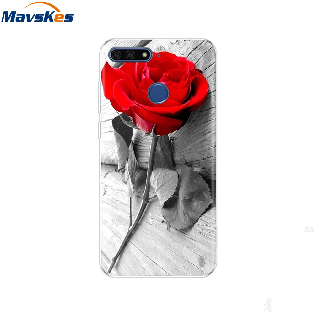 42 Чехол для huawei Honor 7C, чехол на huawei Honor7C, 5,7 дюймов, мягкий силиконовый чехол для телефона huawei Honor 7C, Aum-L41, чехлы из ТПУ - Цвет: 42