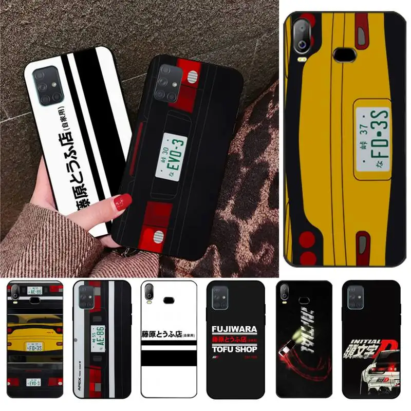 

CUTEWANAN INITIAL D AE86 Customer High Quality Phone Case For Samsung A10 A20 A30 A40 A50 A70 A80 A71 A51 A6 A8 2018