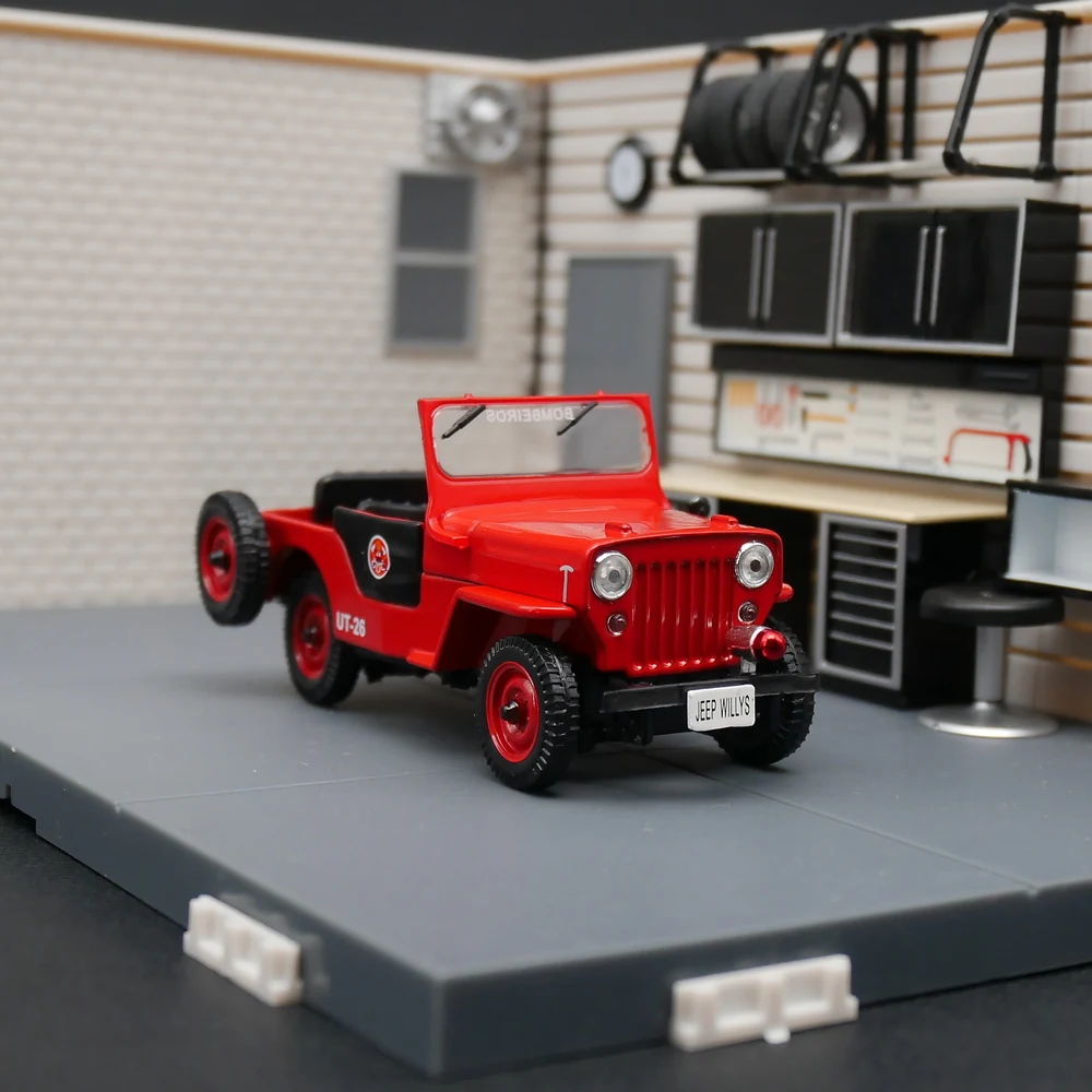 Ixo 1:43 JEEP Willys Body de Bombeiros литая модель автомобиля металлическая Игрушечная машина |