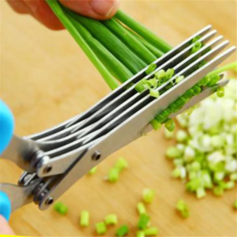 Многофункциональный кухонный нож из нержавеющей стали 5 слоев 19 см|Измельчители