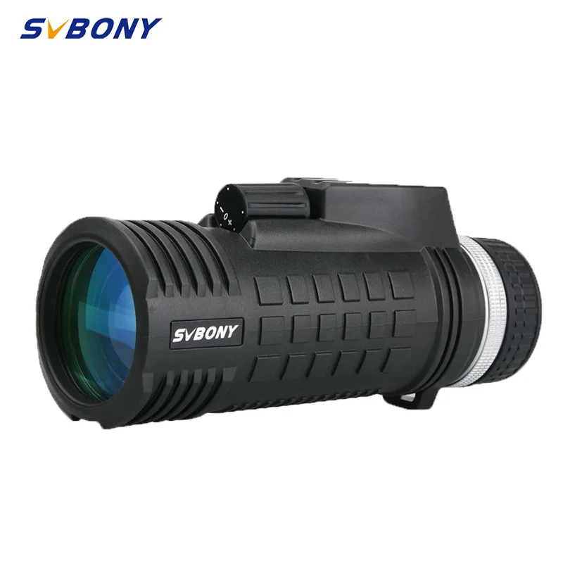 Монокулярный телескоп SVBONY 8x42, встроенный компас, дальномер, полностью многослойный, BAK4 призма, водонепроницаемый, охотничий бинокль F9335 для охоты, кемпинга, походов, туризма - изображение