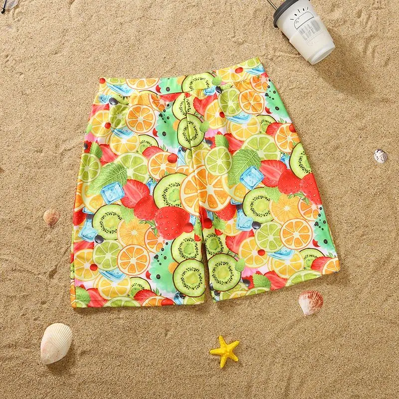 Бикини для мамы и дочки летний семейный купальник одежда новые пляжные шорты