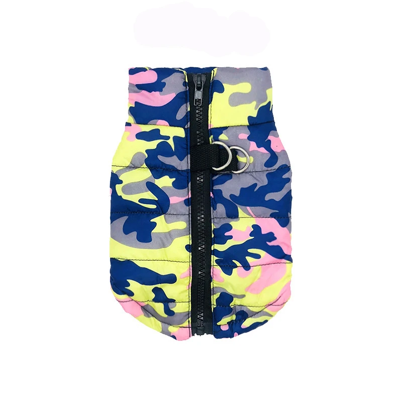Multi Camo Водонепроницаемая куртка для собак, зимняя камуфляжная одежда для маленьких собак, куртка для собак, Wram, Chihuahua, одежда для Йоркцев, Petshop, Ropa Para Perro XS-L - Цвет: Multi Camo