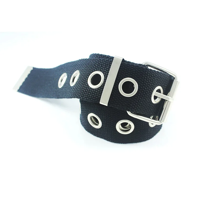 Женский и мужской дизайнерский холщовый пояс Подростковый модный в стиле хип хоп