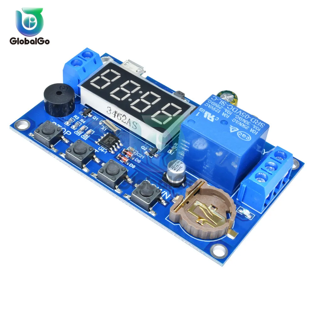 Релейный светодиодный с цифровым светодиодным индикатором в режиме реального