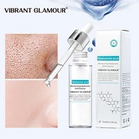 vibrant glamour hyaluronic acid face serum shrink pores moisturizing whitening dark skin essence improve roughness dry skin care