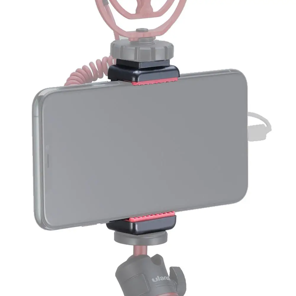 ULANZI ST-07 Stright Mobil Phone Holder with Cold Shoe Mobile Photography Tripod Bracket Universal Vlog Accessory r60 | Электроника