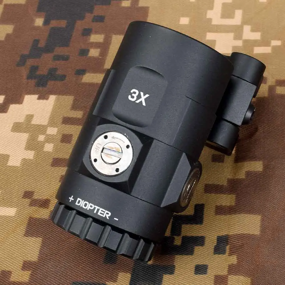 Тактический прицел с красной точкой 3x лупа подходит для прицела Aimpoint откидной на