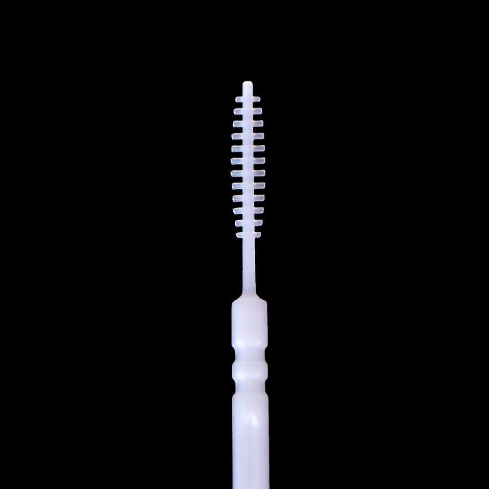 

150Pcs/box 6.5CM White Interdental Practical Clean Tooth Floss Double Head Hygiene Dental Plastic Brush Toothpicks Thread
