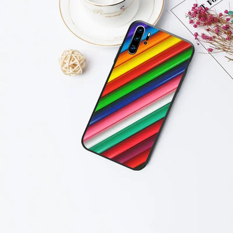 

Striped lattice Phone Case case for huawei p20 p30 p40 pro mate 10 20 30 pro lite p smart y7 2019 plus nova 3I cases cover