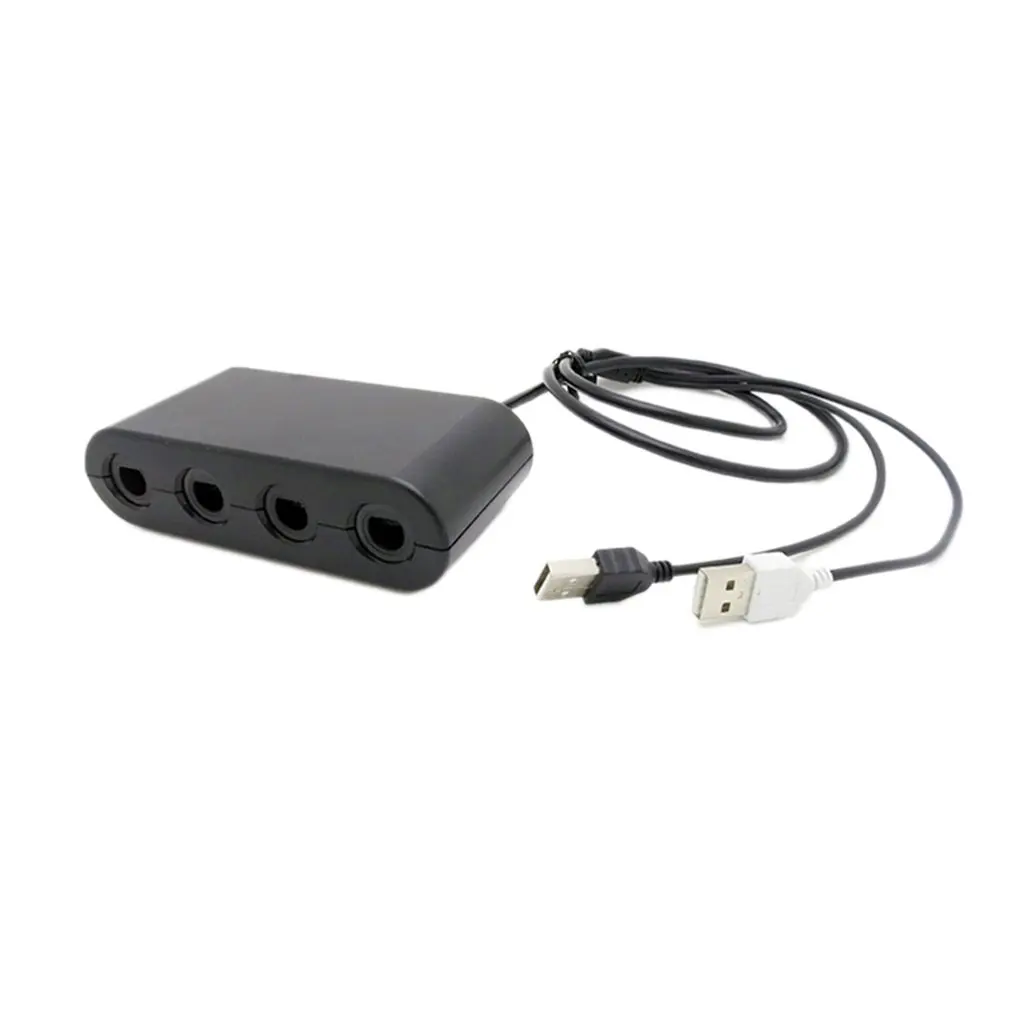 

Portable Size 4 Ports For Gamecube Gc Controllers Usb Adapter Converter For Nintend Wiiu Pc Game Accessory For Ns Switch