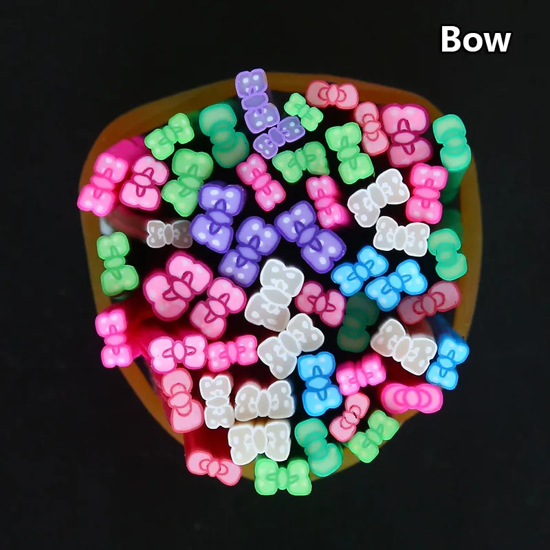 50Pcs slime toy 1 50 шт., 5 мм* 50 мм, сделай сам, кусочки слизи, фрукты, ногти, красота, глина, искусственный пластилин, принадлежности, слимы, пушистый клей, игрушки для детей, подарок - Цвет: 50Pcs slime toy 1