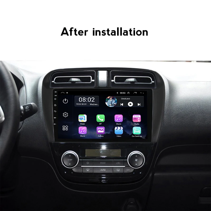 Автомобильный радиоплеер для Mitsubishi mirage attrage 2012 2013 2014 2015-2018 Автомобильная