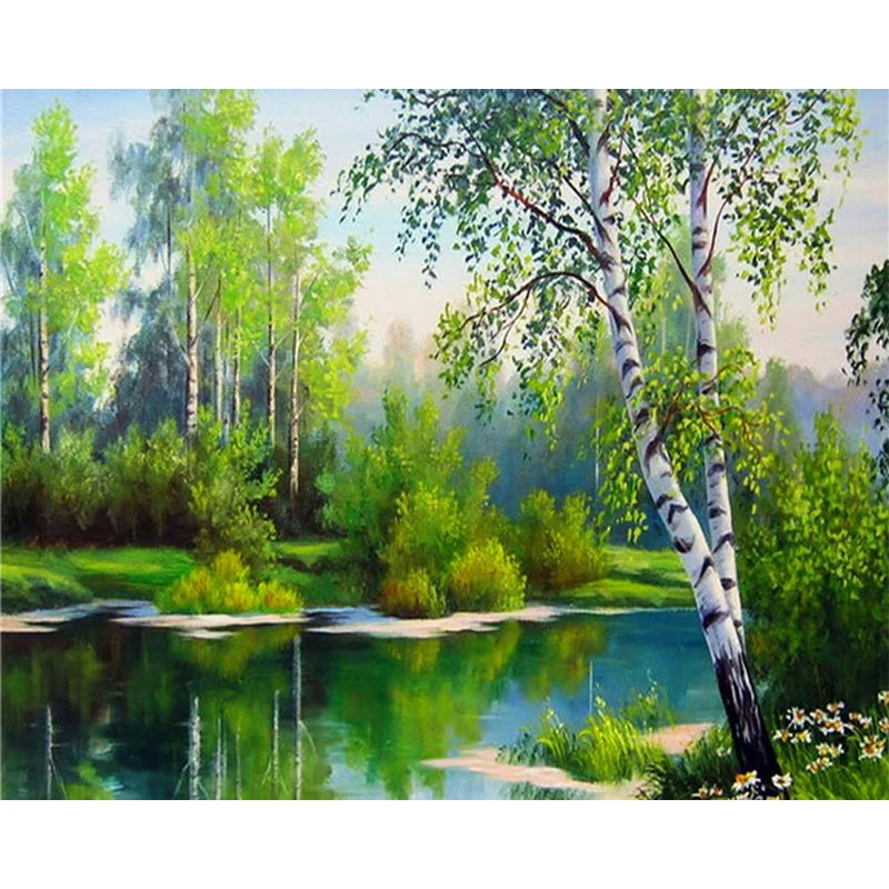 Набор для алмазной вышивки сделай сам картина с квадратными стразами мозаика