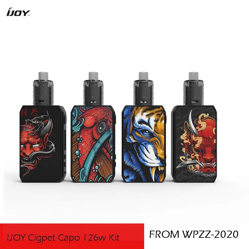 Оригинальный боксмод IJOY Cigpet Capo 126 Вт электронная сигарета с питанием от двух
