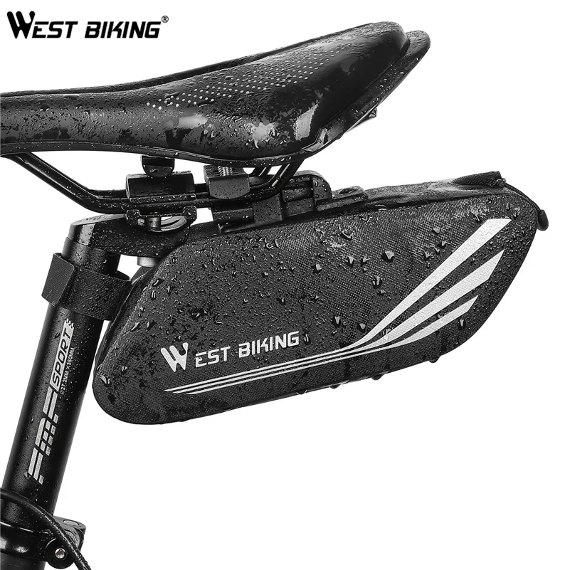 WEST BIKING Водонепроницаемая велосипедная сумка для седла переносная сиденья
