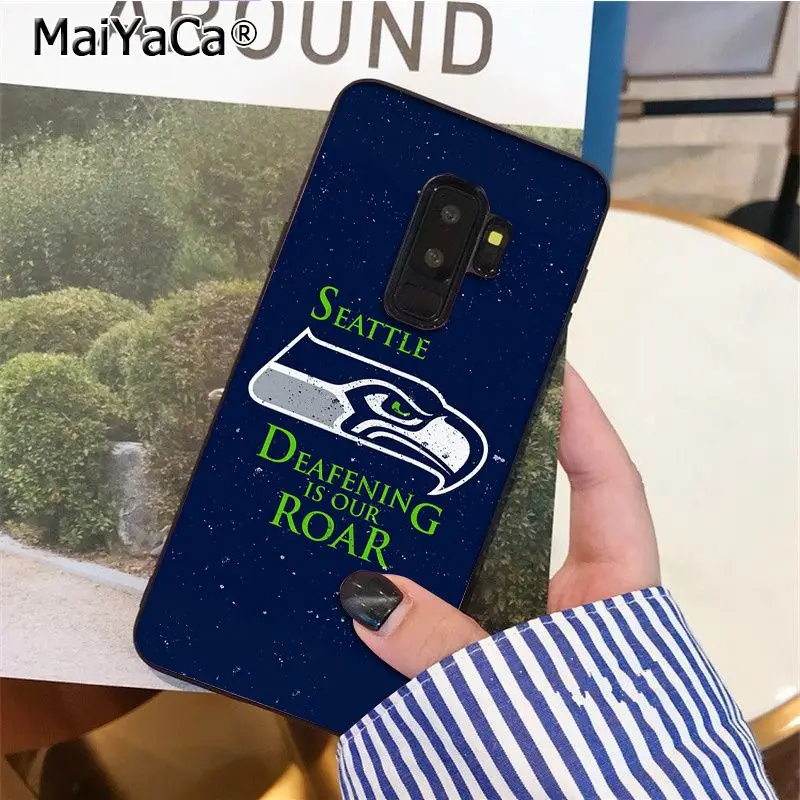 MaiYaCa Seattle Seahawks ТПУ Мягкий силиконовый чехол для телефона чехол для samsung S9 S9 плюс S5 S6 S6edge S6plus S7 S7edge S8 S8plus