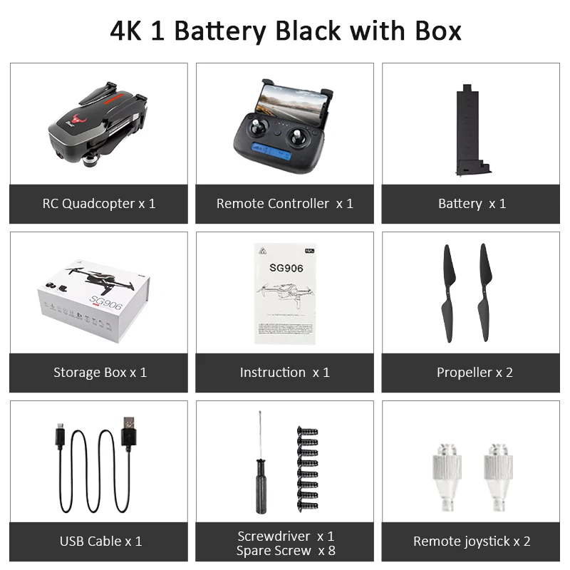 Black 1Battery CB ZLRC Beast SG906 gps 5G wifi FPV с селфи складной 4K 1080P Ультра HD камера RC Дрон Квадрокоптер RTF VS XS812 XS809HW SG106 - Цвет: Black 1Battery CB