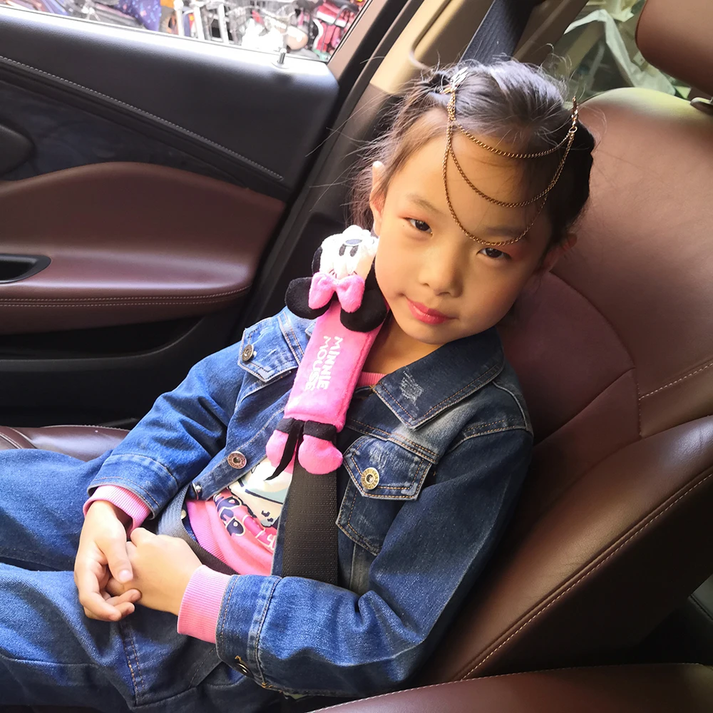 Мягкая микрофибра Накладка для ремня безопасности автомобиля ремень с