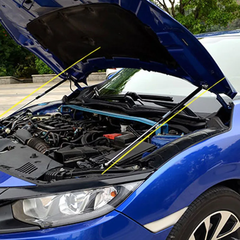 Для Honda Civic 2005 2019 Передняя вытяжка двигателя поддерживающий гидравлический шток