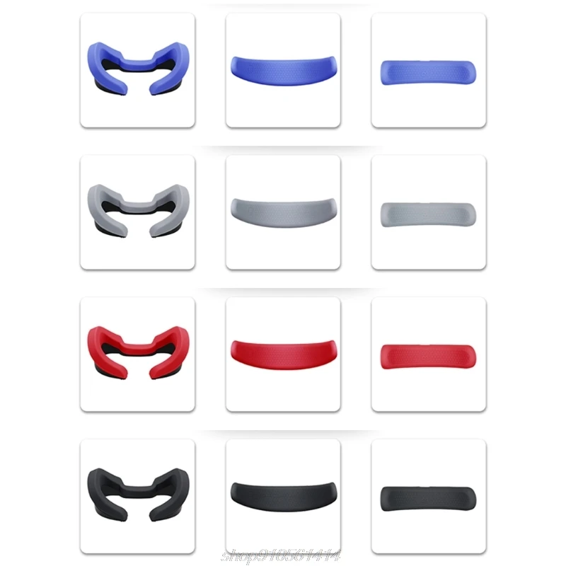 

Silicone Pad VR Glesses Eye Mask Pad Face Protective Cover Frame Home Spare Cover For -Oculus Rift S VR D22 20 Dropshipping