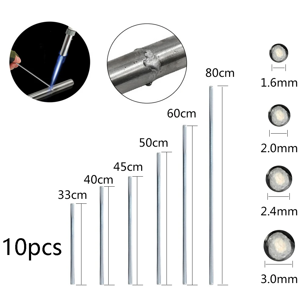 10 шт. низкотемпературный сварочный электрод 1 6/2/2 4/3 мм | Инструменты